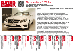 Mercedes-Benz E 350 Aut.