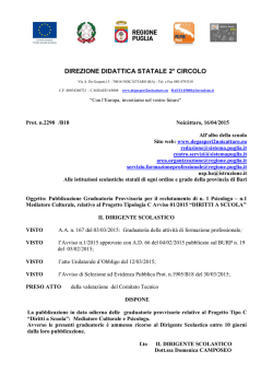 Carta intestata dell`Istituzione scolastica
