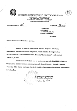 ISTITUTO COMPRENSIVO &ldquo;SA TTA&rdquo; CARBONIA