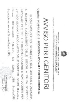 Scarica avviso ai genitori