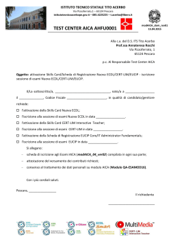 Modulo in formato PDF - Istituto Tecnico Tito Acerbo