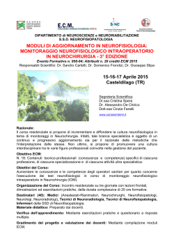 Programma - SINC - Società Italiana di Neurofisiologia Clinica