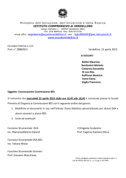 Circ.n.113 - conv COMMISSIONE BES 22-04