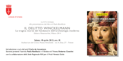 IL DL &deg; WINCKELMANN - Rete Civica di Trieste