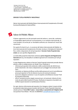 Informativa Servizio Tutela