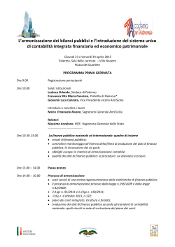 Programma Seminario Palermo del 23 e 24 Aprile 2015