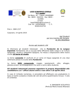 Read more.. - Liceo Scientifico GC Vanini