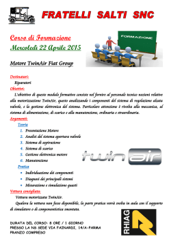 mercoledi 22 aprile 2015