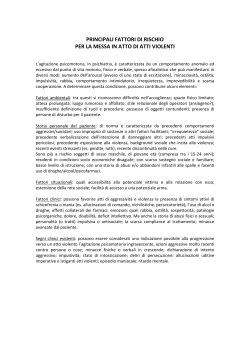 pdf Fattori di rischio