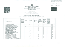 graduatoria orientatore