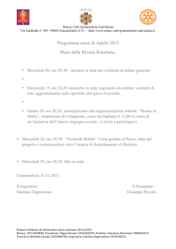 programma mese aprile - rotary grammichele sud simeto