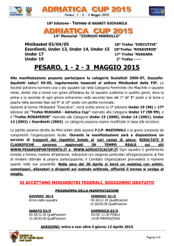 Brochure informativa - Pesaro Sport Events