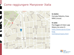 Come raggiungere Manpower Italia