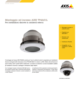 AXIS T94A01L Recessed Mount