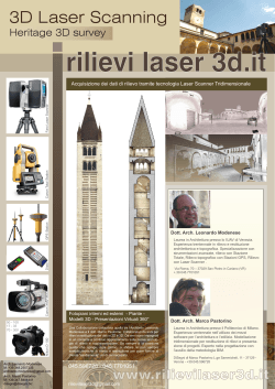 Brochure - Rilievi Laser 3D