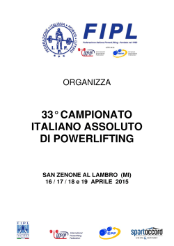 invito - Powerlifting Italia