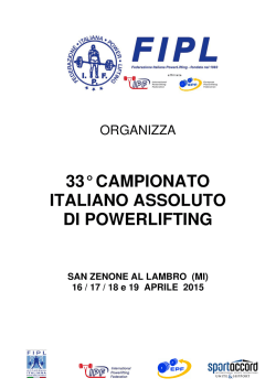 invito - Powerlifting Italia