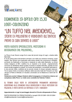 “un tuffo nel medioevo... - Associazione Fare Arte di Prato