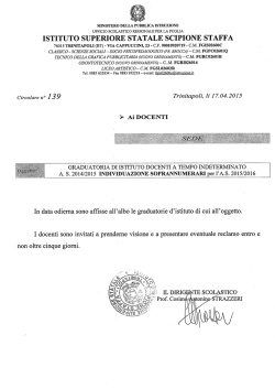 ISTITUTO SUPERIORE STATALE SCIPIONE STAFFA