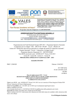 graduatoria definitiva esperti esterni