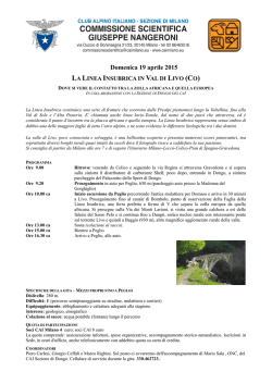 Domenica 19 aprile 2015