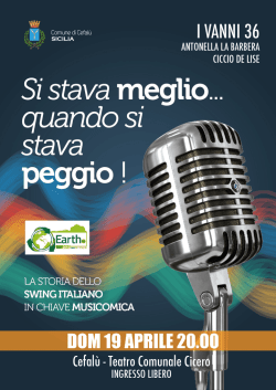 I VANNI 36 - Comune di Cefalù