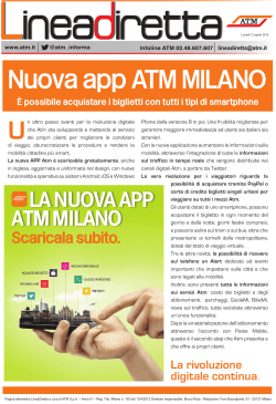 Nuova app ATM MILANO