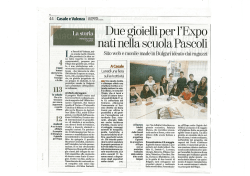 Da La Stampa 14 apr.`15