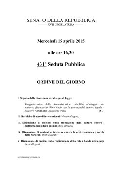 Ordine del Giorno di Assemblea
