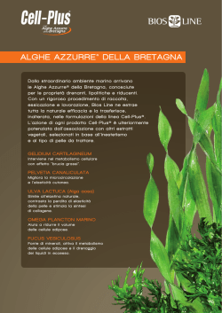 Scopri di più - Alghe Azzurre della Bretagna