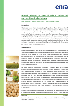 Grassi, alimenti a base di soia e salute del cuore &ndash; Chiarire l