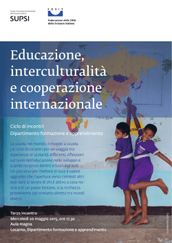 Il mondo a scuola. Presentazione di collaborazione dai