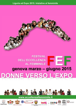 Donne verso l`expo (4) - Festival eccellenza al femminile