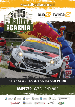 rally guide • ps 4/7/9 • passo pura