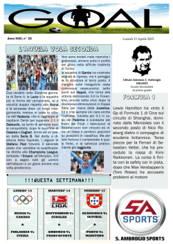 &Egrave; uscito GOAL N&deg;22 il Giornalino della Scuola Secondaria di Primo