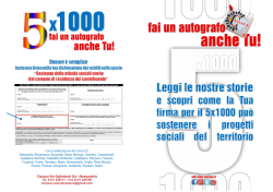 Con la collaborazione dei Comuni di: Alessandria