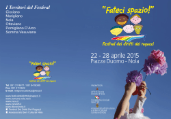 Programma "Festival dei diritti" 2015