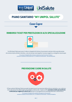 MY UNIPOL SALUTE - My Unipol Banca