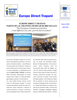 Aprile 2015 - Europe Direct Trapani