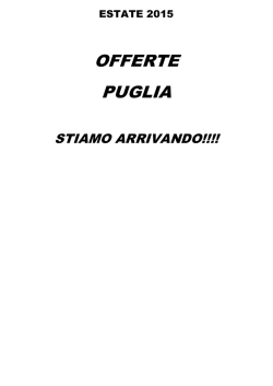 OFFERTE PUGLIA