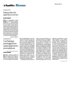 Parking e strisce blu applicazione anti caos