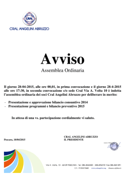 assemblea 28-04-2015 - Cral Angelini Abruzzo