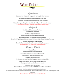 Menu B - WarmPalate
