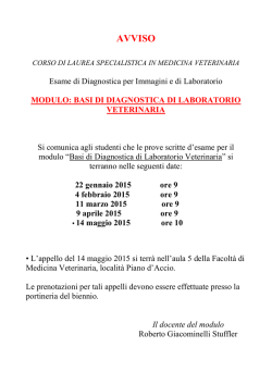 Date Appelli Basi di Diagnostica ..._s. est.