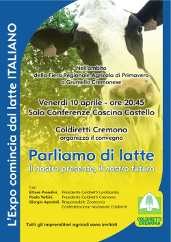 Parliamo di latte