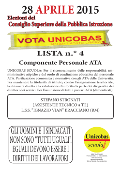 Locandina candidati - ATA - IC Via Soriso