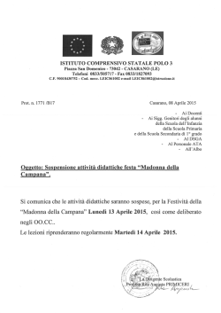 ISTITUTO COMPRENSIVO STATALE POLO 3