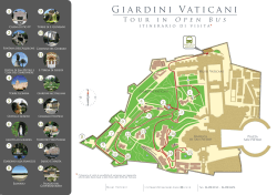 Giardini Vaticani - Tour in Open Bus - Itinerario di