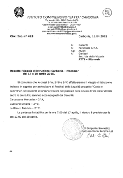 ISTITUTO COMPRENSIVO &ldquo;SA TTA&rdquo; CARBONIA