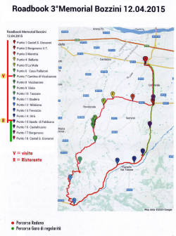 Scarica Roadbook Memorial Bozzini